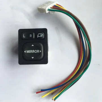 Toyota hiace commuter van KDH 200 electric rear view side mirror control  combination switch