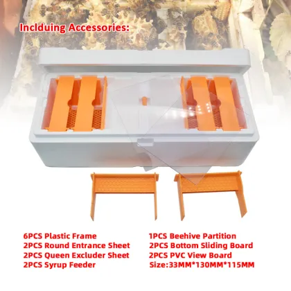 Queen Rearing Hive Bee Nuc Box - Plastic Nuc Boxes for Beekeeping