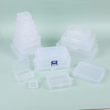 Transparent PP Jewelry Box Organizer: Adjustable Detachable Design for Bead Storage