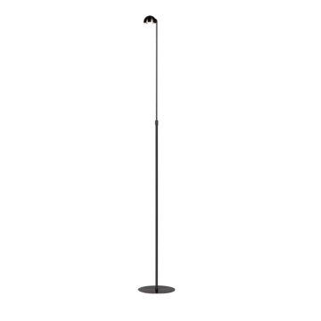 COMELY Modern Black Floor Lamp: Minimalist Sunset LED Floor Lighting for Living Room