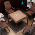 Кофейно-коричневый стол для маджонга T660 с автоматической функцией