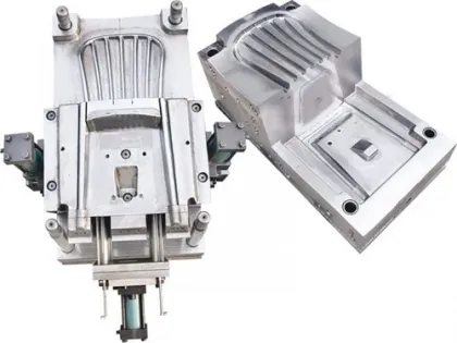 Plastic armchair injection moulds