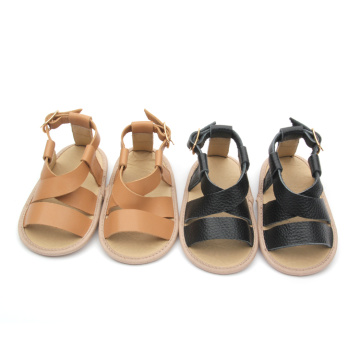 Atmungsaktive Sommerleder Baby Sandalen Schuhe