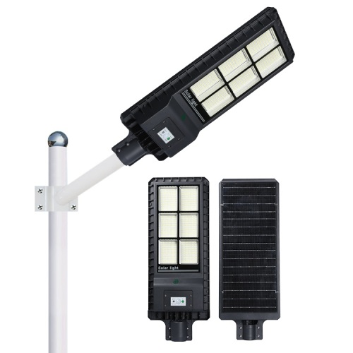 Ip65 externo tudo em um poste de luz solar