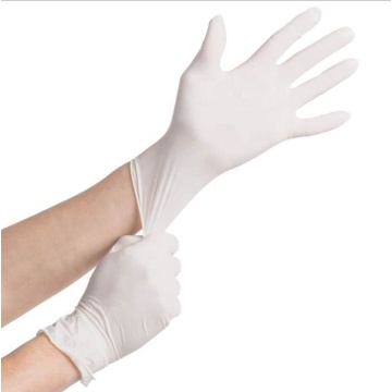 Gants de latex jetables en poudre sans poudre