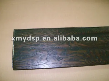 Oak brushed solid wooden floor