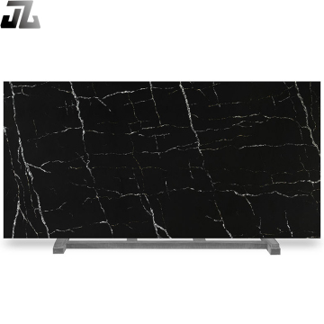 Σύγχρονη Σχεδιασμός Εργοστάσιο Calacatta Quartz Stone Slab - Φυσικό Μαύρο για Countertops Κουζίνα