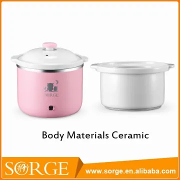 Hot Selling Novelty Pink Iron Ceramic Crock Pot Slow Cooker