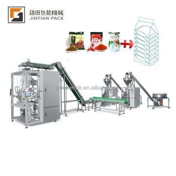 Automatic Small Bag to Big Bag Packing Machine Line