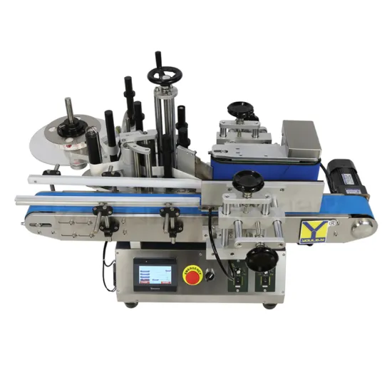 MT-100 Semi-Automatic Sticker Label Applicator for Beverage Glass, Wine, and Round Bottles