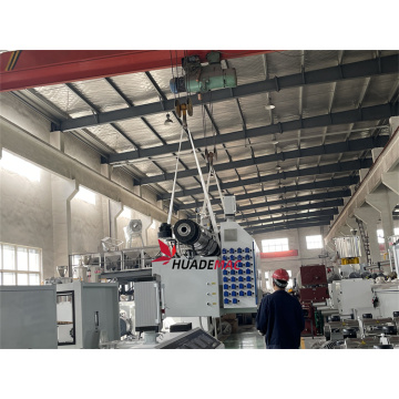 PVC diameter 92 conical twin screw extruder