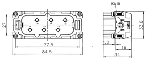 He-024 Industrial Screw Terminal