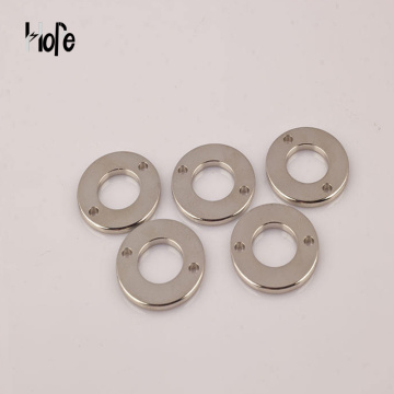 Irregular magnets with holes