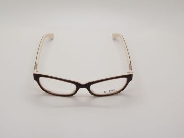 Brown On Opal Acetate Full-rim Eyeglasses Branded Optical Frames Guess Gu2295 Brn