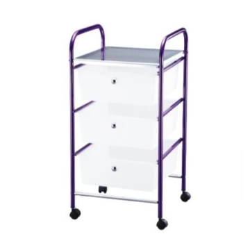 Waterproof metal storage rack for bathroom