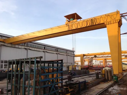 Heavy duty electric semi gantry crane goliath crane