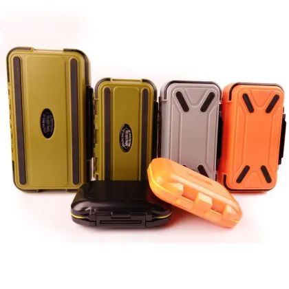 Double Decker Waterproof Fishing Tackle Box - S, L, M Sizes