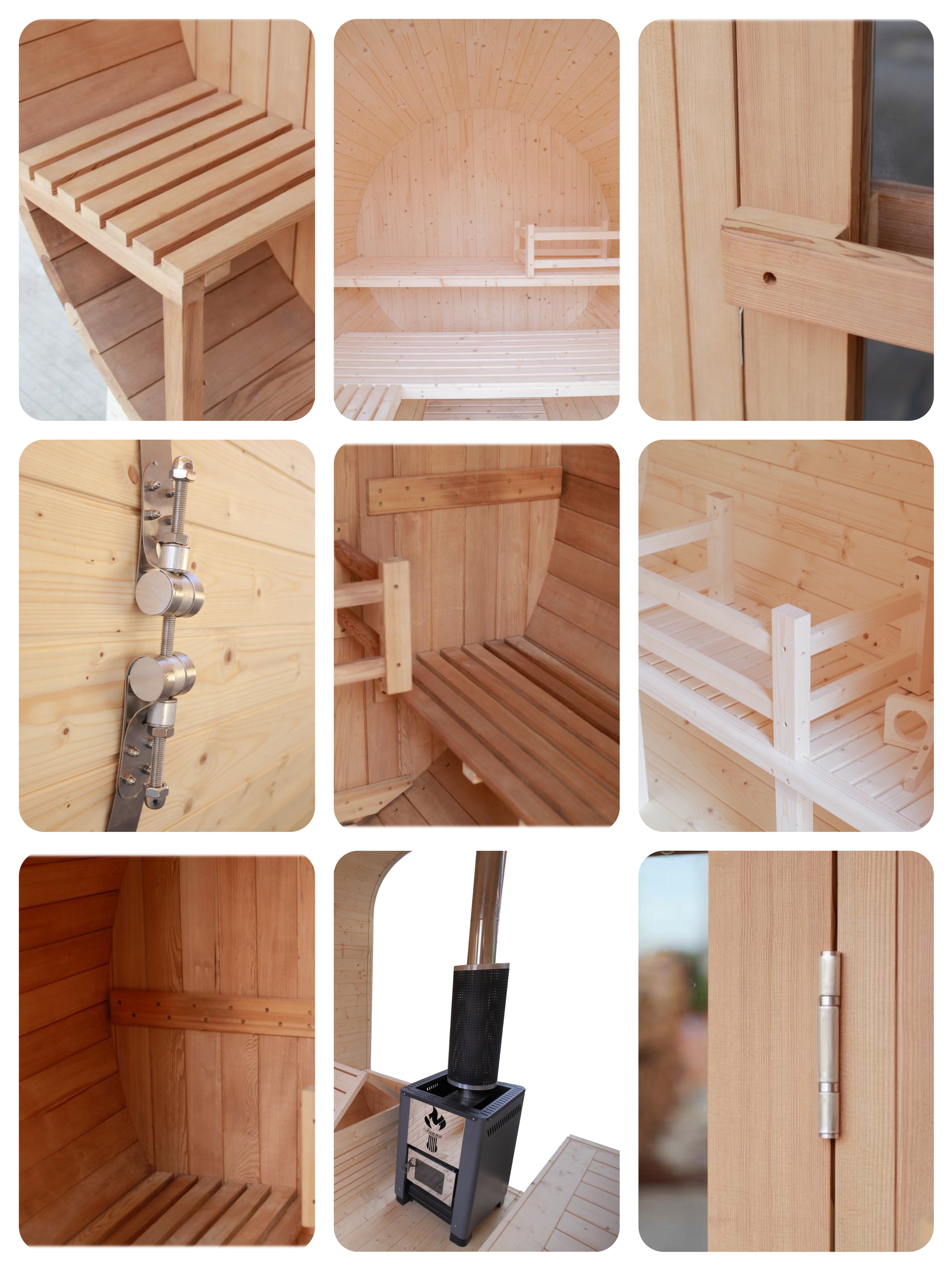 Details of Outdoor Sauna