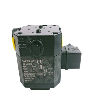 Samson 6126: IP Electropneumatic Converter for 0 to 20 mA Direct Current Signals