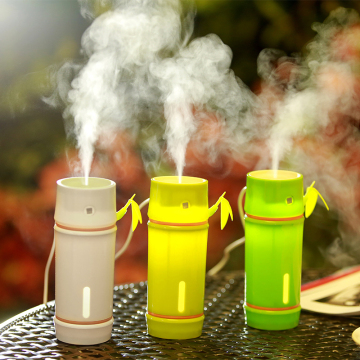 130ml Ultrasonic Aroma Diffuser การดูแลสุขภาพไม้ไผ่