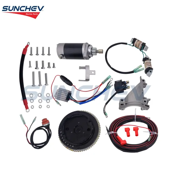 SUNCHEV Electric Starter Kit 6DR-W8180-02-00 For Yamaha 9.9hp(4 Stroke)