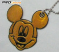 Folha de PVC Hi-Vis Verde Mickey Pingente Para Crianças