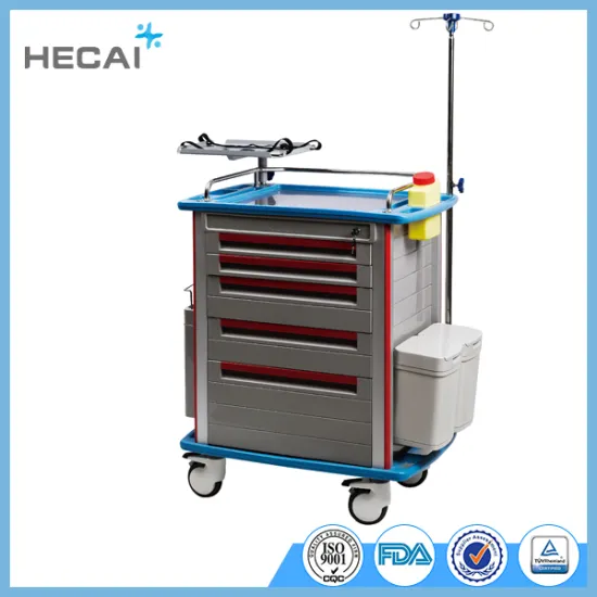 LS-850Eb hospital plastic trolley cart on wheels