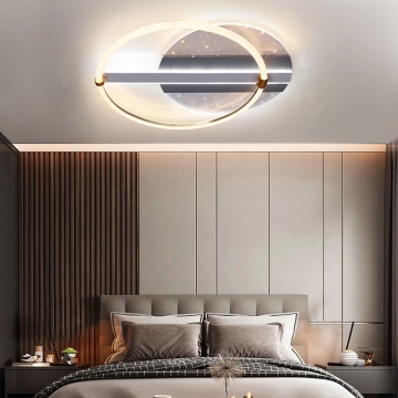 Modern Acrylic Ceiling Lamp with Remote Control - 3000K/4500K/6000K
