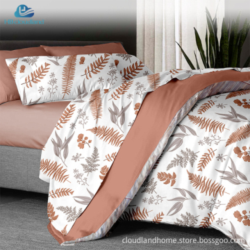 Cloudland Rikki Printed Designer Cotton Duvet Cover Set - Queen Size 3 Pieces