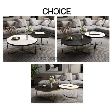 Light Luxury Marble Round Table