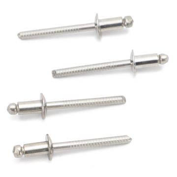 China's Top Selling Steel-Aluminum 5050 Open End Dome Head Blind Rivets for Construction and Building Projects
