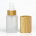 30ml 100ml Bamboo Lid Cosmetic Lotion Pump Bottle