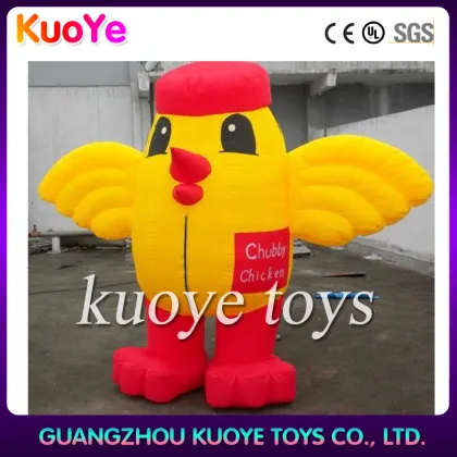 inflatable chicken,2.5m inflatable chicken,hot inflatable chick