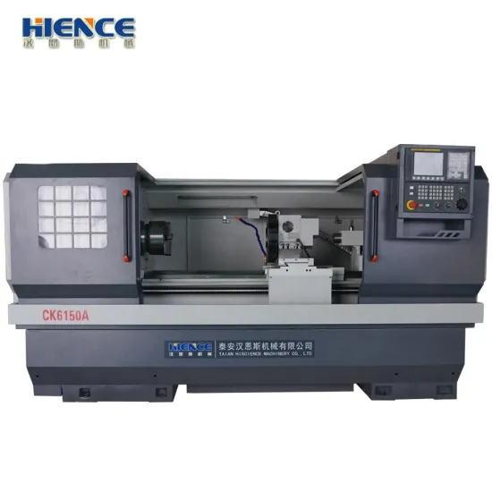 new metal horizontal full- automatic cnc lathe machine with bar feeder for sale CK6150A