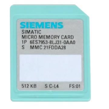 新規およびオリジナルの1年保証Siemens PLC 6ES7953-8LJ31-0AA0：Simatic S7マイクロメモリカード販売