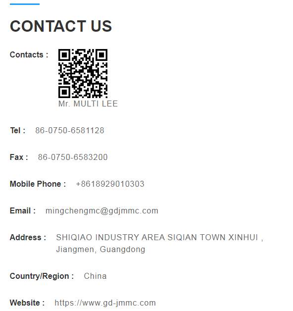 Contact Mingcheng