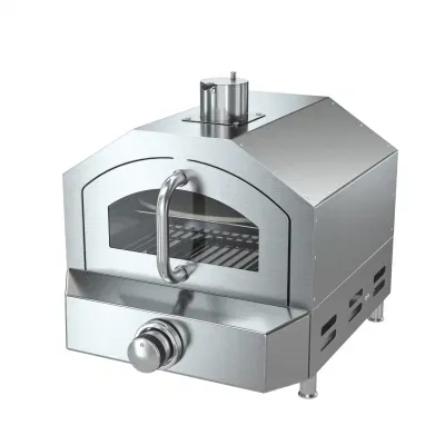 Outdoor Stainless Steel Gas BBQ with Pizza Oven