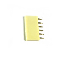 2.0 × 6.35 conector femenino de parche horizontal de una sola fila