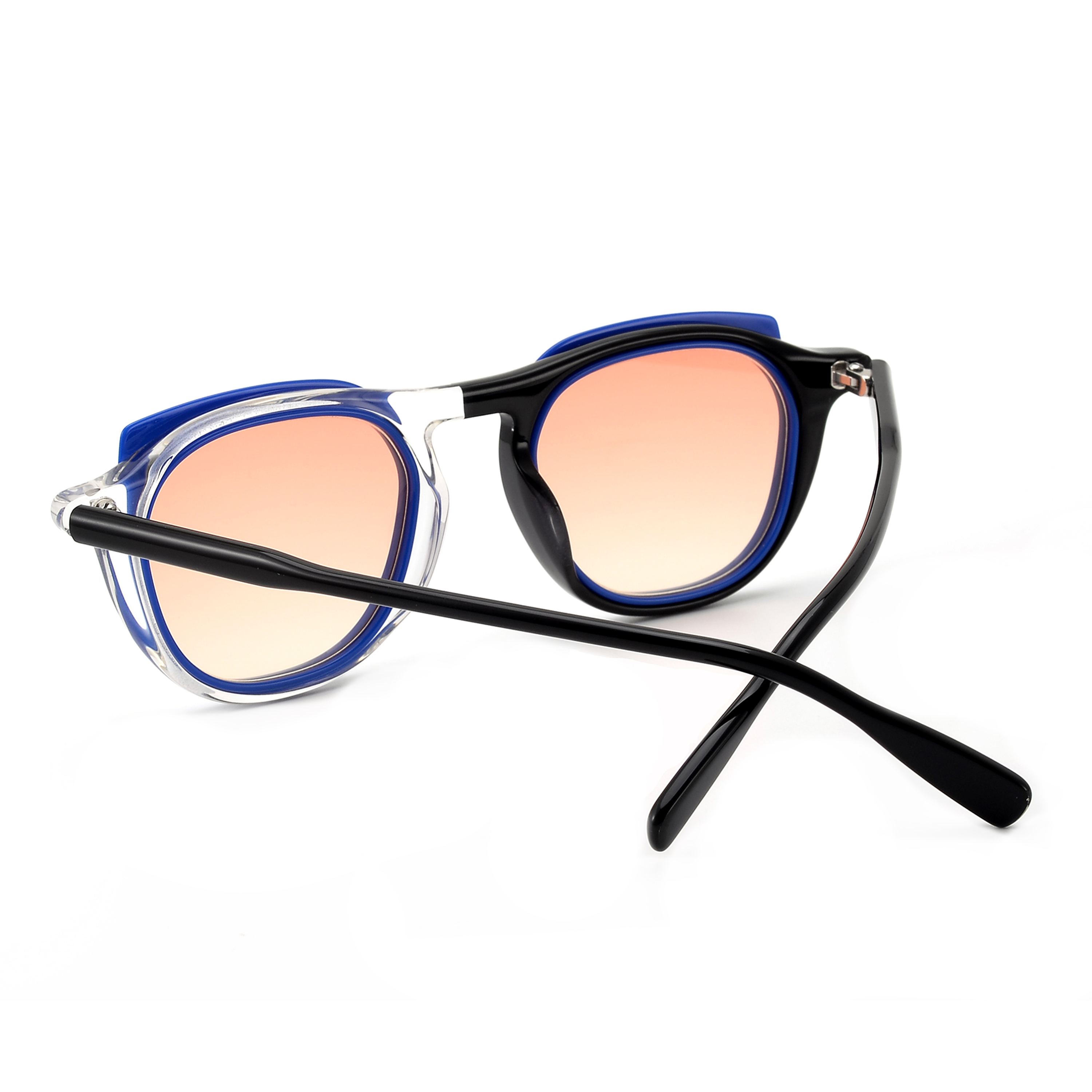 Round Clear Vintage Eyewear Acetate Frame Manufacturer (10)