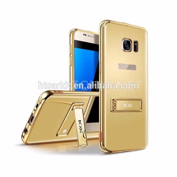 Hot Selling KXX Unique Phone Case For Samsung Galaxy S7 Mirror Case With Holder Stand