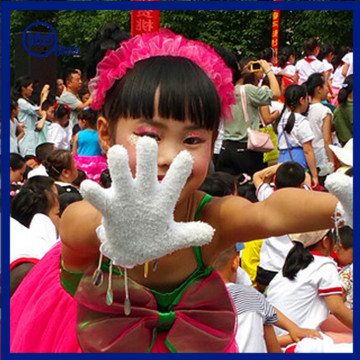 Yhao Pure Color Children's Gloves etiquette Gloves Dancing Gloves