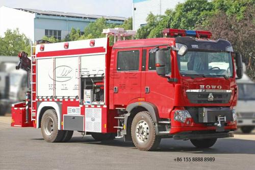 Howo Brand Multifunctionele Fire Fighting Truck