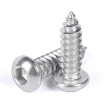 304 Stainless Steel Pan Head Hexagon Socket Self-Tapping Furniture Screws