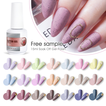 Create Your Own Brand Private Label Organic Glitter Gel Polish - Missgel Nail Supplies