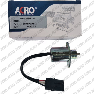 12V brandstofscherm Solenoïde 2848A275 voor Perkins Hyster