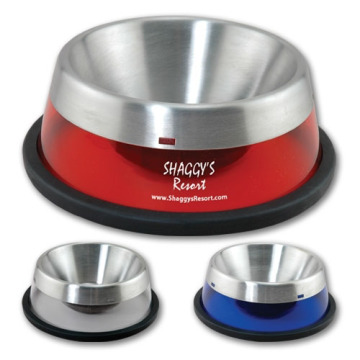 Stainless Steel Liner Pet Bowl