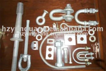 Electric Power pole line Hardware fitting overhead lines accessories electric transmission line tower fasten link fitting