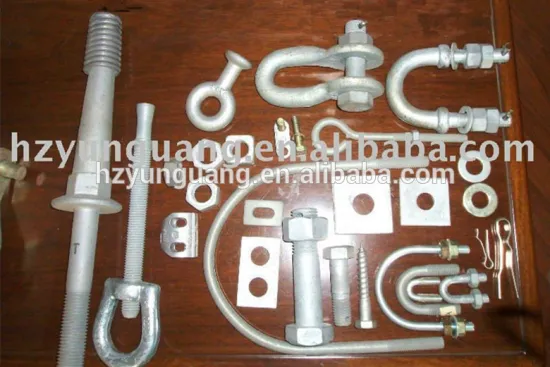 Electric Power pole line Hardware fitting overhead lines accessories electric transmission line tower fasten link fitting