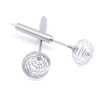 New 9 Inch Stainless Steel French Spring Coil Whisk for Baking and Cooking