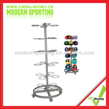 Fitness Gym 6 Tiers Medicine Ball Rack